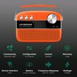SAREGAMA Carvaan Premium Pop 6W Portable Speaker (Pre-loaded 5000 Evergreen Hindi Songs, 2.0Channel, SC230, Candy Orange)_2