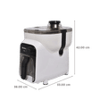 HAVELLS Stilus 500 Watt 4 Jars Juicer Mixer Grinder (LED Indicator, White)_3