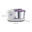 ELGI Ultra Perfect+ 2 Litres 2 Stones Wet Grinder (Shock Proof, Fortune White)_3