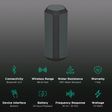 SONY X-Series 7.5W Portable Bluetooth Speaker (IP67 Water Resistant, Gesture Control, 2.0 Channel, Black)_2