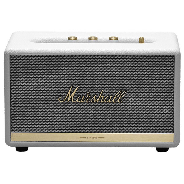 Marshall Acton II 60W Portable Bluetooth Speaker (Customise Your Sound, Stereo Channel, White)_1