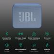 JBL Go Essential 3.1W Portable Bluetooth Speaker (IPX7 Water Proof, Rich Bass, Mono Channel, Blue)_2