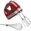 KitchenAid 85 Watt 7 Speed Hand Mixer with 3 Attachments (Soft Start Feature, Red)_1
