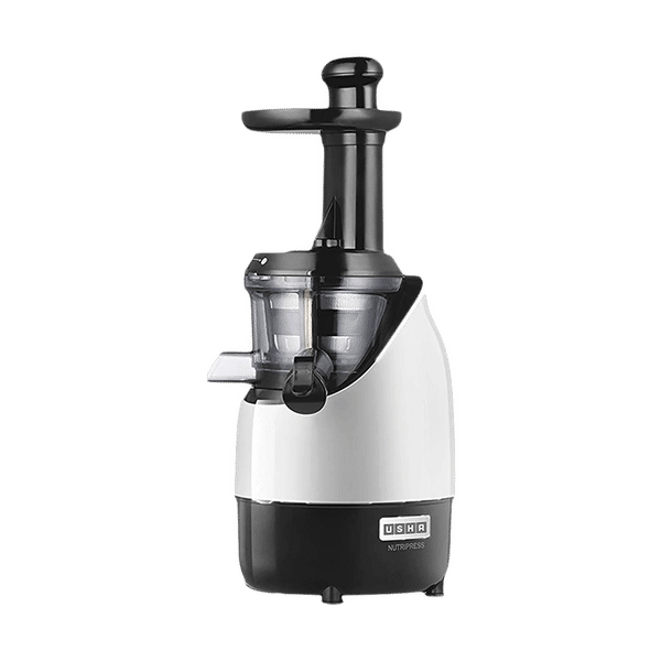 USHA NutriPress 200 Watt Cold Press Juicer (67 RPM, Safety Lock, Black/White)_1
