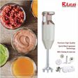 Rico HB1809 150 Watt 2 Speed Hand Blender with 4 Attachments (Speed Selector Control, White)_4