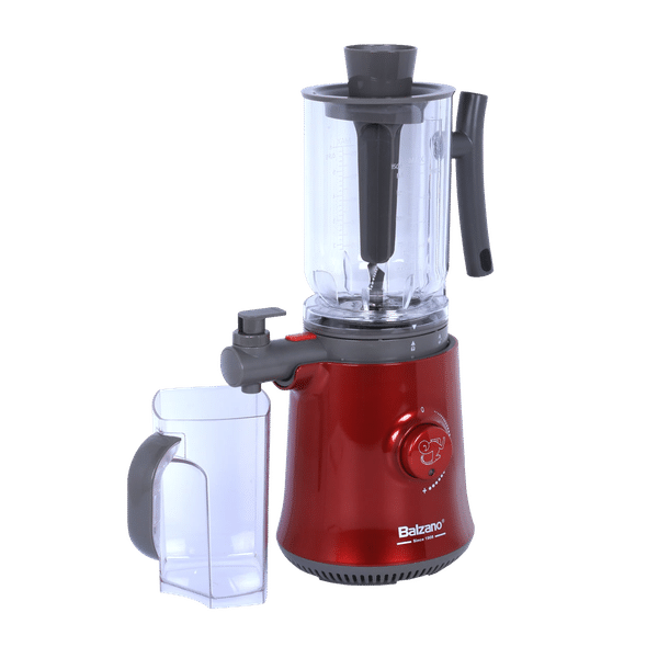 Balzano Yoga 600 Watt 1 Jar Blender (7000 RPM, Low Oxidation & Noise, Red)_1