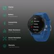 GARMIN Forerunner 255 Smartwatch with Activity Tracker (33mm Display, 5ATM Water Resistant, Tidal Blue Strap)_2