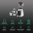 HAVELLS Silencio 500 Watt 4 Jars Mixer Grinder (Digital Display & Touch Control, Black/Silver)_2