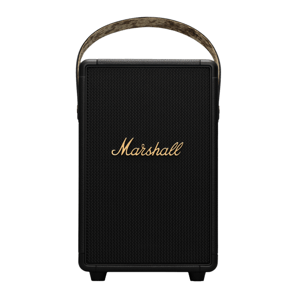 Marshall Tufton 80W Portable Bluetooth Speaker (IPX2 Water Resistant, Multi Directional Sound, Stereo Channel, Black & Brass)_1