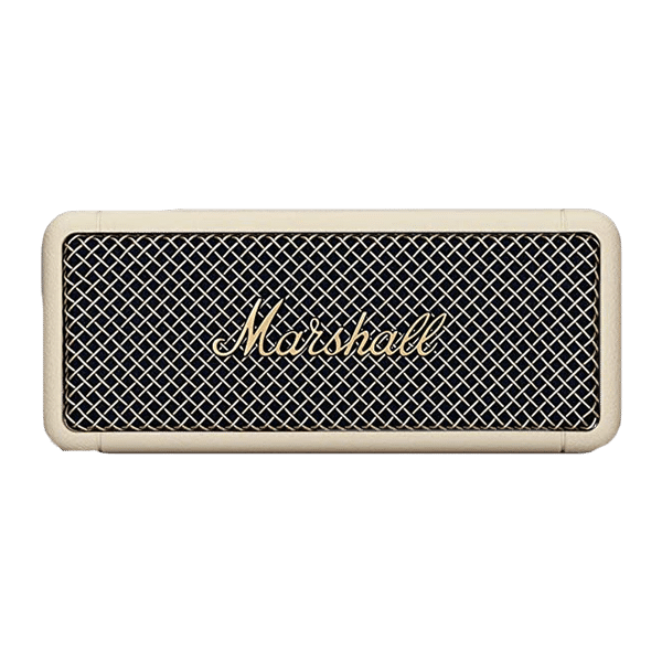 Marshall Emberton 20W Portable Bluetooth Speaker (IPX7 Water Resistant, Superior Signature Sound, Stereo Channel, Cream)_1