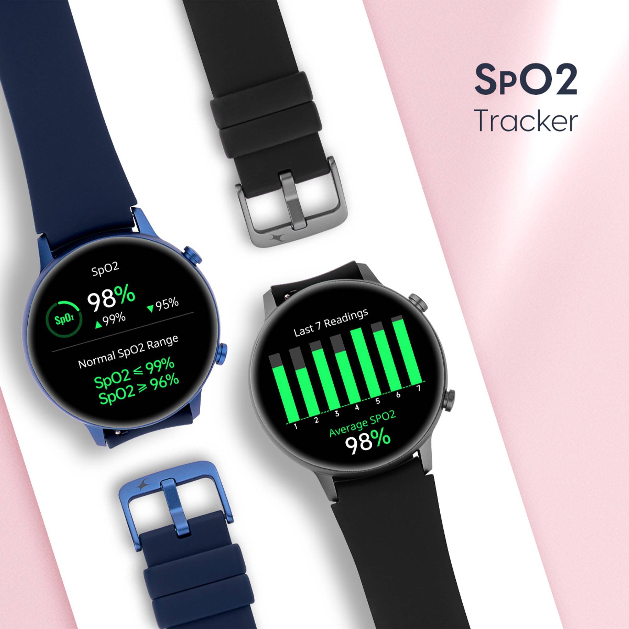 fastrack Reflex Play Plus Smartwatch with Bluetooth Calling (33.02mm AMOLED Display, IP68 Water Resistant, Aqua Blue Strap)_8