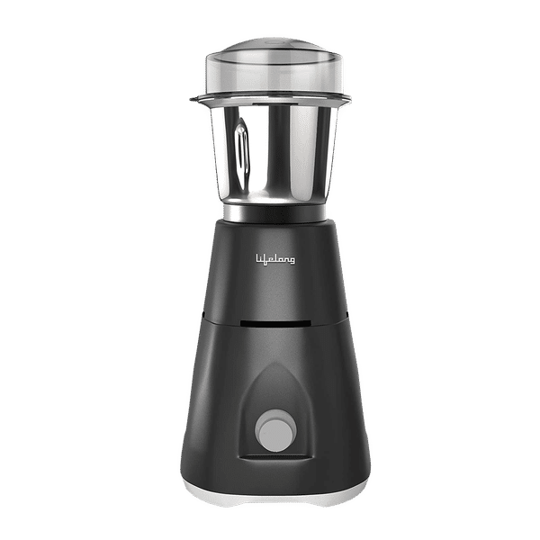 Lifelong Uno LX 350 Watt 1 Jar Mixer Grinder (Ergonomic Design, Grey)_1