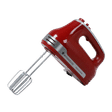 WONDERCHEF Crimson Edge 300 Watt 5 Speed Hand Mixer with 4 Attachments (Speed Adjustment, Red)_4