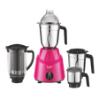 Preethi Galaxy Plus 750 Watt 4 Jars Mixer Grinder (21000 RPM, Rotary Switch with 3 Speed Control, Pink)_1