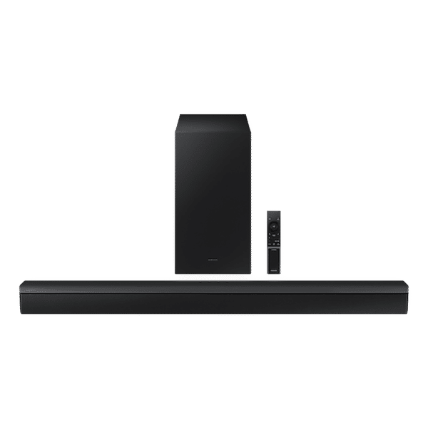 SAMSUNG 300W Soundbar with Subwoofer with Remote (Dolby Atmos, 2.1 Channel, Black)_1