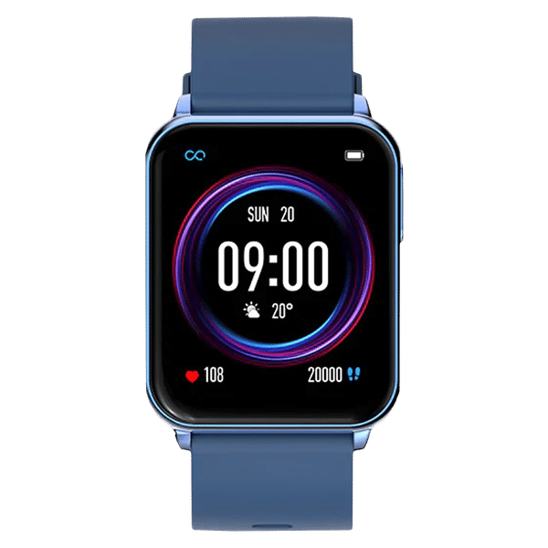 FIRE-BOLTT Hulk BSW052 Smartwatch with Bluetooth Calling (45mm AMOLED Display, IP67 Water Resistant, Blue Strap)_1