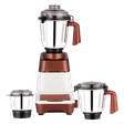morphy richards Lush 750 Watt 3 Jars Mixer Grinder (Overload Protection, White/Metallic Brown)_1