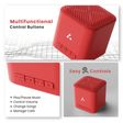 ambrane Evoke Cube Plus 5W Portable Bluetooth Speaker (12 Hours Playback Time, Red)_4