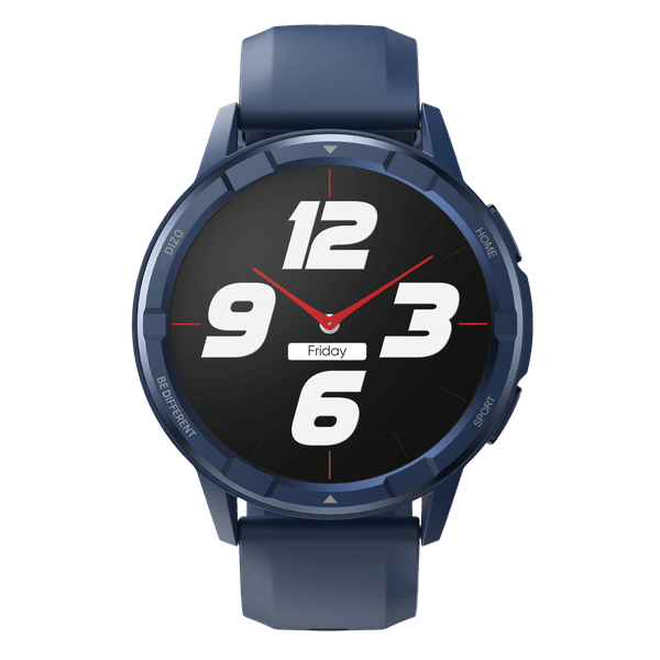DIZO by realme TechLife Watch R Talk Go Smartwatch with Activity Tracker (35mm Display, Water Resistant, Thunder Blue Strap)_1