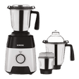 BOROSIL Silverline 750 Watt 3 Jars Mixer Grinder (20000 RPM, Anti-Skid Rubber Feet, Black/Silver)_1