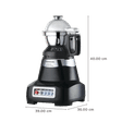 Panasonic 750 Watt 4 Jars Juicer Mixer Grinder (Double Safety Lock, Black)_3