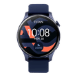 TITAN Talk Smartwatch with Bluetooth Calling (35.3mm AMOLED Display, IP68 Water Resistant, Blue Strap)_1