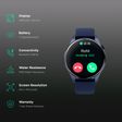 TITAN Talk Smartwatch with Bluetooth Calling (35.3mm AMOLED Display, IP68 Water Resistant, Blue Strap)_2
