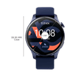 TITAN Talk Smartwatch with Bluetooth Calling (35.3mm AMOLED Display, IP68 Water Resistant, Blue Strap)_3