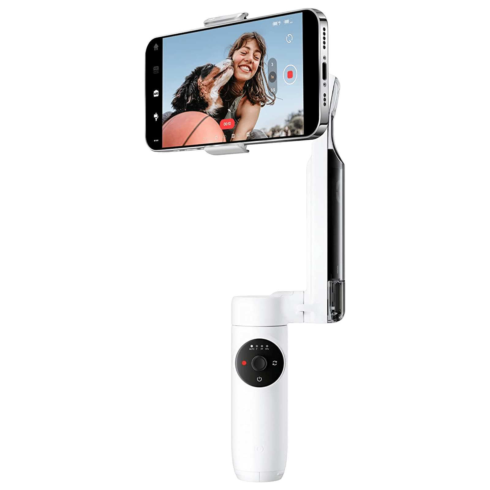 Buy Insta360 Flow 3-Axis Gimbal for Mobile (Deep Track 3.0, White 