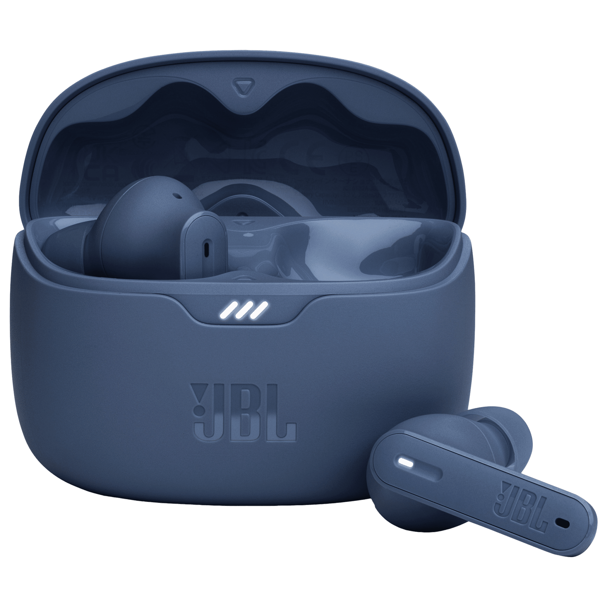Buy JBL Tune Beam TWS Earbuds with Active Cancellation (IP54 Water Resistant, Fast Charge, Blue) Online - Croma