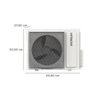 HITACHI Senpai 3200FL 1 Ton 3 Star Split AC (2022 Model, Copper Condenser, Superfine Mesh Filter, RAS.B312PCAIBA)_4