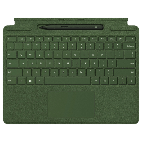 Microsoft Surface Pro Signature Wireless Keyboard for Surface Pro 8, 9 & X with Slim Pen 2 (Backlit Keys, Forest)_1