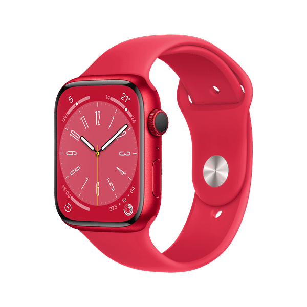 Apple Watch Series 8 GPS with Sports Band (45mm Retina LTPO OLED Display, Red Aluminium Case)_1