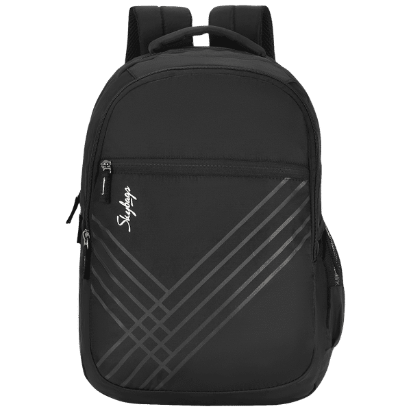 Skybags New Arthur Polyester Laptop Backpack for 15.6 Inch Laptop (30 L, Water Resistant, Black)_1