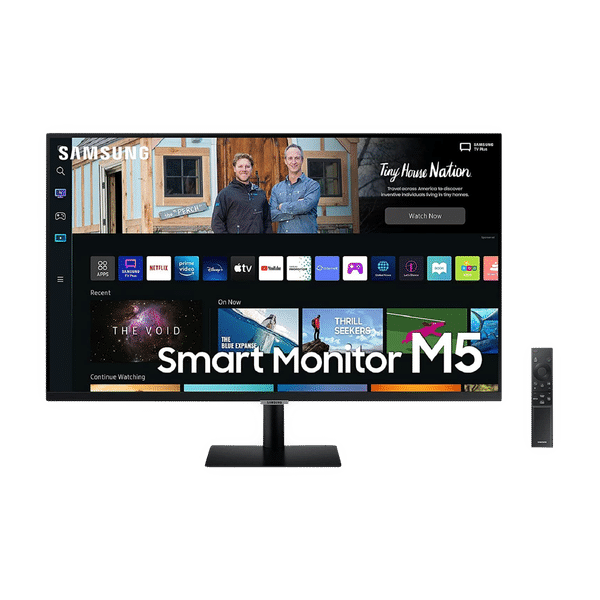 SAMSUNG M5 68.6 cm (27 inch) Full HD VA Panel LED Ultra Wide Smart Monitor with Smart TV Experience_1