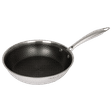 AUFLA NTHC Non Stick Aluminium & Stainless Steel Fry Pan (Induction Compatible, Honeycomb Coating, Silver)_4