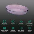 BOROSIL 1.6L Borosilicate Glass Baking Dish (Scratch Resistant, Transparent)_2