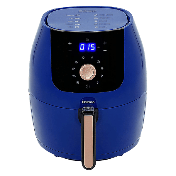 Balzano 5.5L 1700 Watt Digital Air Fryer with Rapid Heat Circulation Technology (Blue)_1