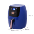 Balzano 5.5L 1700 Watt Digital Air Fryer with Rapid Heat Circulation Technology (Blue)_2