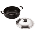 Anjali Black Emerald Carbon Jade Gift Set 4 Pcs Cookware Set (Even Heat Distribution, Black)_3