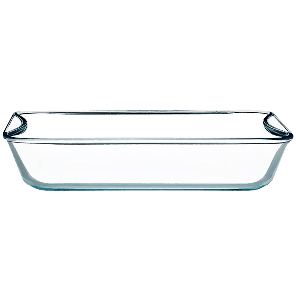 BOROSIL EasyGrip 1.5L Glass Rectangular Dish (Scratch Resistant, Transparent)_1