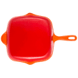 BERGNER Eros 1L Non Stick Cast Iron Grill Pan (Induction Compatible, Dishwasher Safe, Orange)_4
