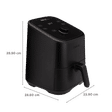 Instant Pot Vortex Mini 1.89L 1300 Watt Digital Air Fryer with EvenCrisp Technology (Black)_2