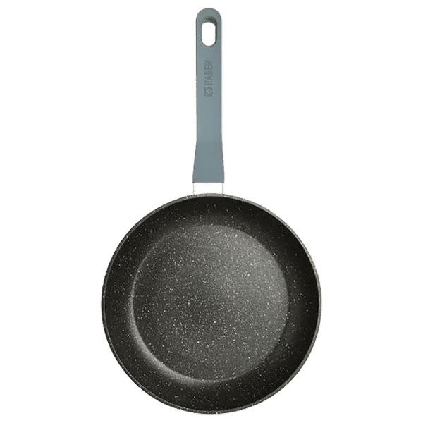 sabichi Haden Perth 2.3L Non Stick Aluminium Fry Pan (Induction Compatible, Even Heat Distribution, Grey/Black)_1