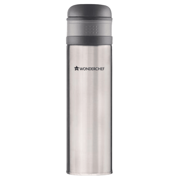 WONDERCHEF Uni-Bot 500ml Stainless Steel Hot & Cold Double Wall Flask (BPA Free, Silver)_1