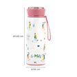 WONDERCHEF Le Motif Lamour 420ml Stainless Steel Hot & Cold Double Wall Water Bottle (Spill & Leak Proof, Multicolor)_2