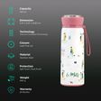 WONDERCHEF Le Motif Lamour 420ml Stainless Steel Hot & Cold Double Wall Water Bottle (Spill & Leak Proof, Multicolor)_3