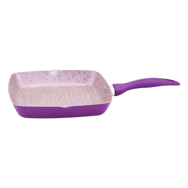 WONDERCHEF Royal Velvet 1.8L Non Stick Aluminium Casserole (Even Heat Distribution, Purple)_1