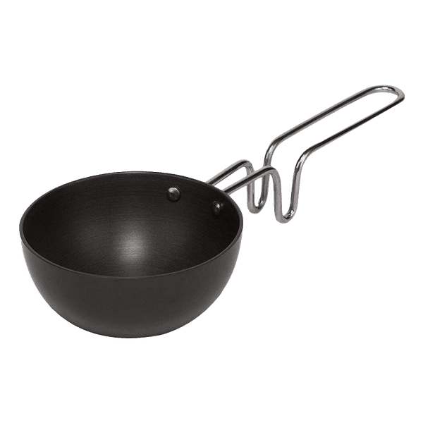 WONDERCHEF 300ml Non Stick Aluminium Tadka Pan (Corrosion & Stain Resistance, Black)_1