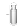 WONDERCHEF Milch-Bot 500ml Stainless Steel Hot & Cold Double Wall Flask (BPA Free, Silver)_2